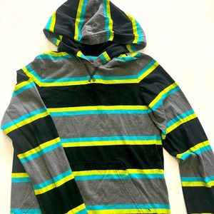 Thin, long sleeve hoodie.